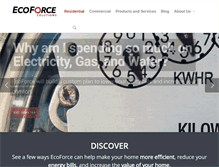 Tablet Screenshot of ecoforce-solutions.com